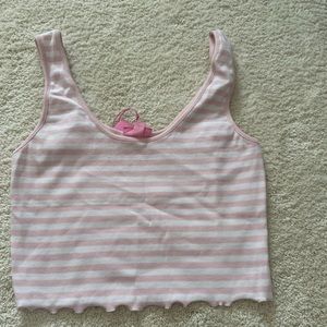 Stoney Clover x Target Pink and White Stripped Tank